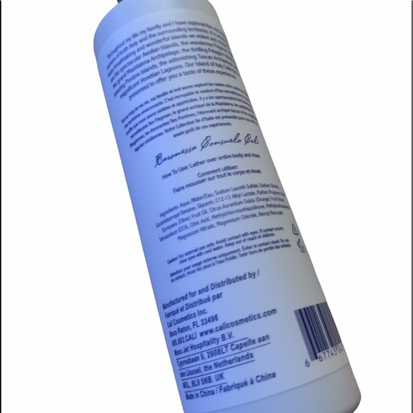 Baronessa Cali’s Islands of Italy Bath Gel - Capri Peach and Champagne. - Picture 3 of 5